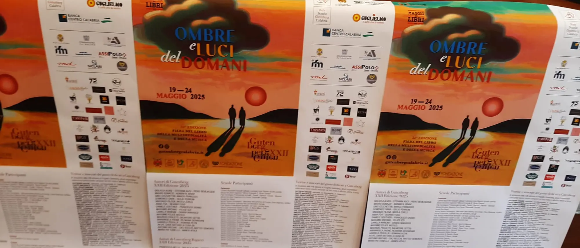 Luci e ombre del domani, al via la fiera del libro Gutenberg: coinvolti 14mila studenti. Tra gli ospiti Giulio Cecchettin e Fabrizio Biggio\n