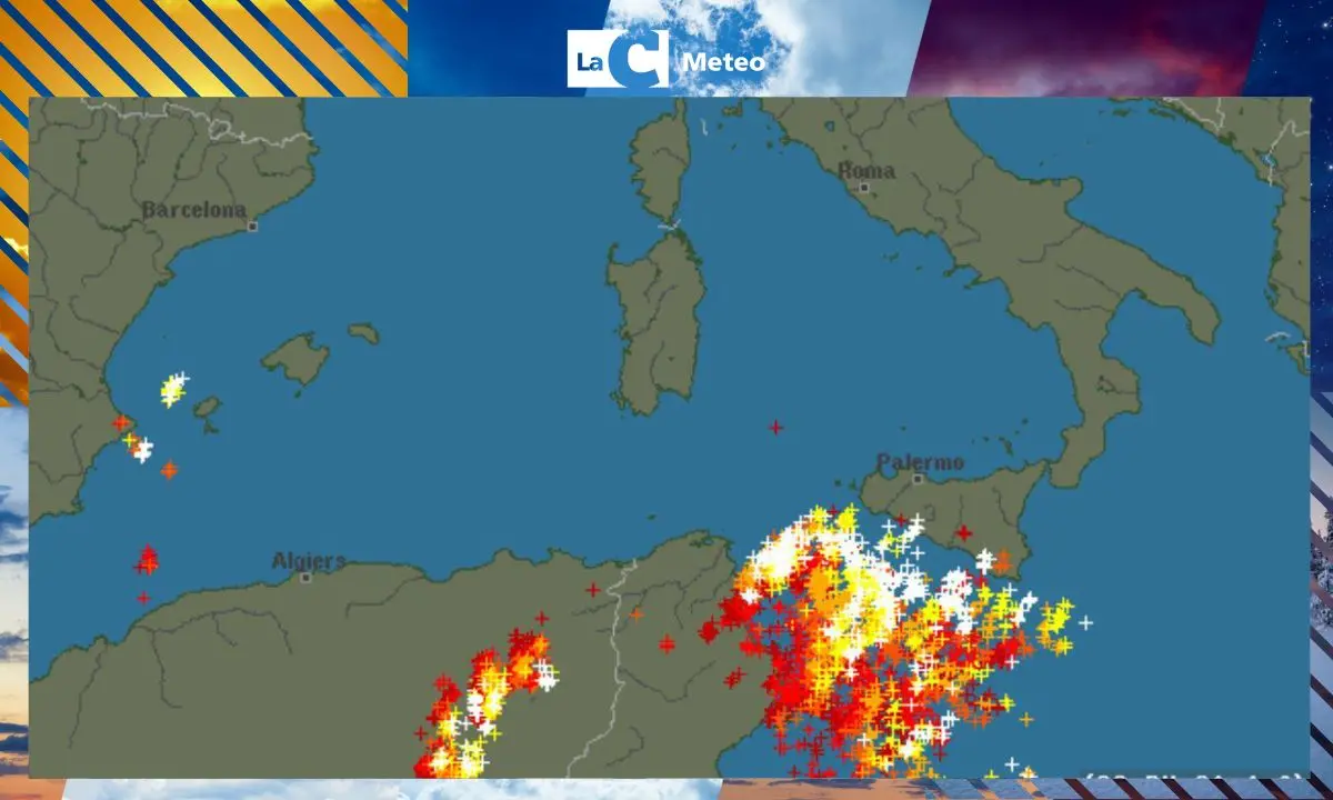 Il ciclone mediterraneo risale verso la Sicilia: la Calabria (in allerta gialla) ne attende gli effetti\n