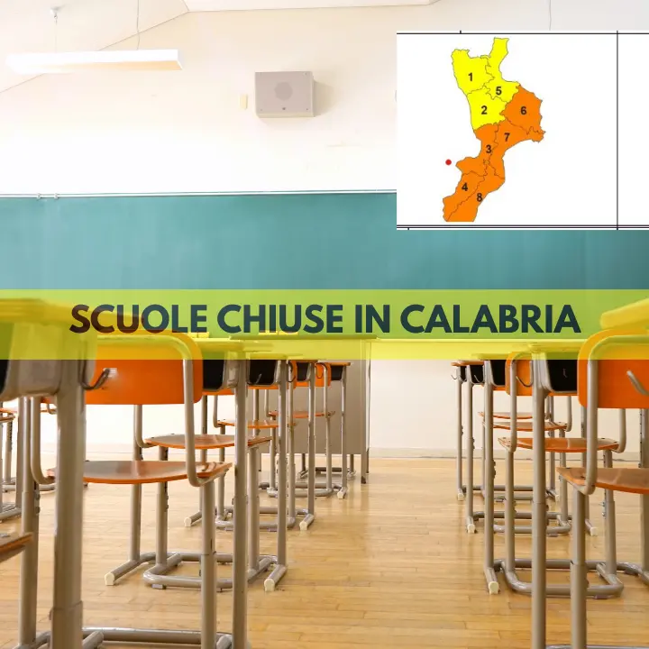 Scuole chiuse domani in Calabria per l’allerta arancione: ecco la lista completa –\u00A0LIVE\n\n\n