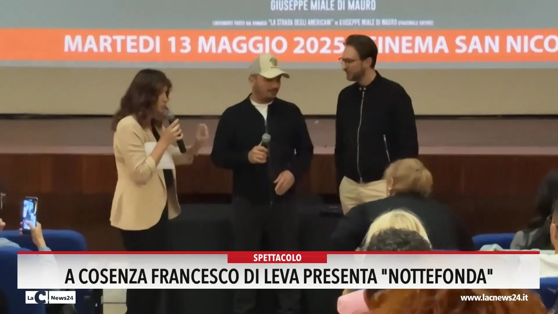 A Cosenza Francesco di Leva presenta \"Nottefonda\"