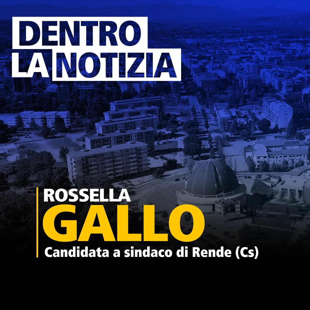 Ultimo appuntamento con le elezioni di\u00A0Rende a Dentro la Notizia: ospite Rossella Gallo\n