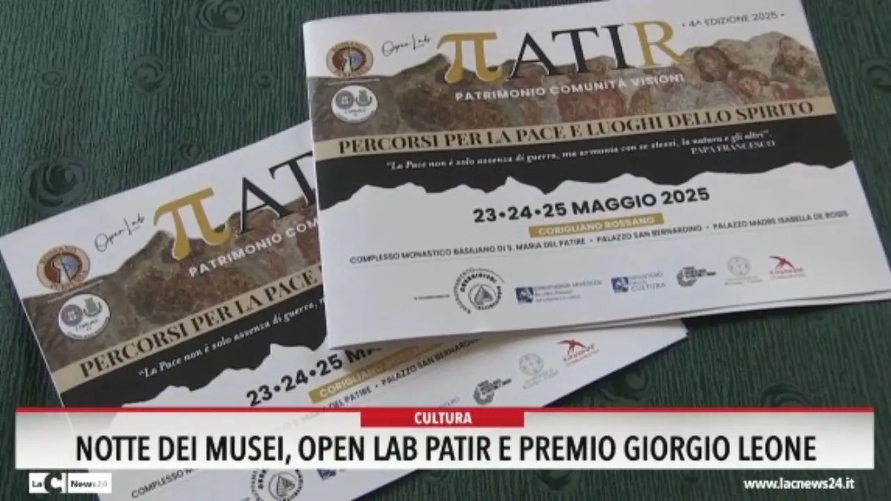 Notte dei Musei, Open Lab Patir e Premio Giorgio Leone