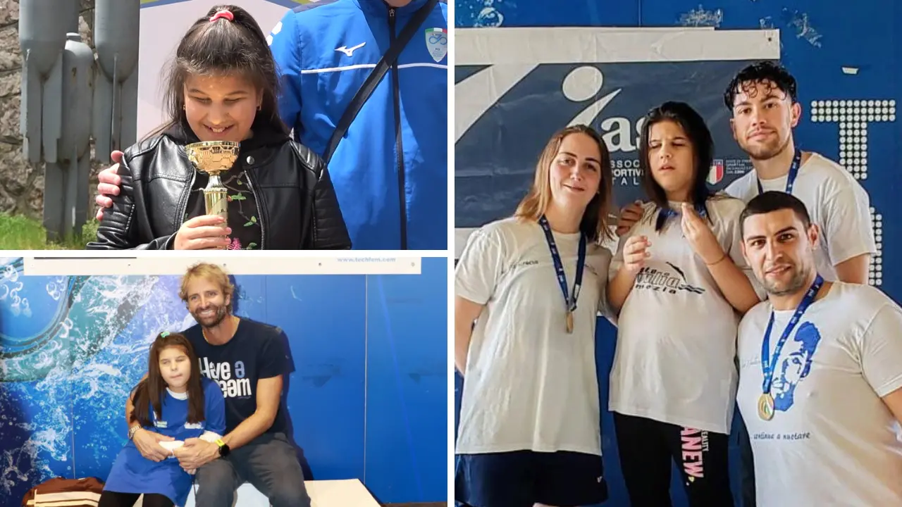 Alessia Raso orgoglio di Calabria, a 11 anni nuota nel buio e riscrive i record italiani: «In acqua mi sento libera»\n