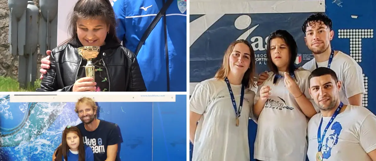 Alessia Raso orgoglio di Calabria, a 11 anni nuota nel buio e riscrive i record italiani: «In acqua mi sento libera»\n