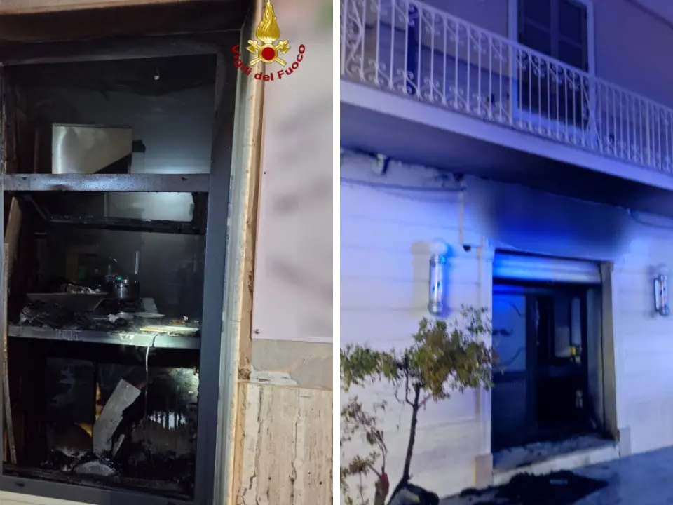 Lamezia, 2 incendi in meno di un’ora nella notte: i roghi hanno interessato una pasticceria e il salone di un parrucchiere