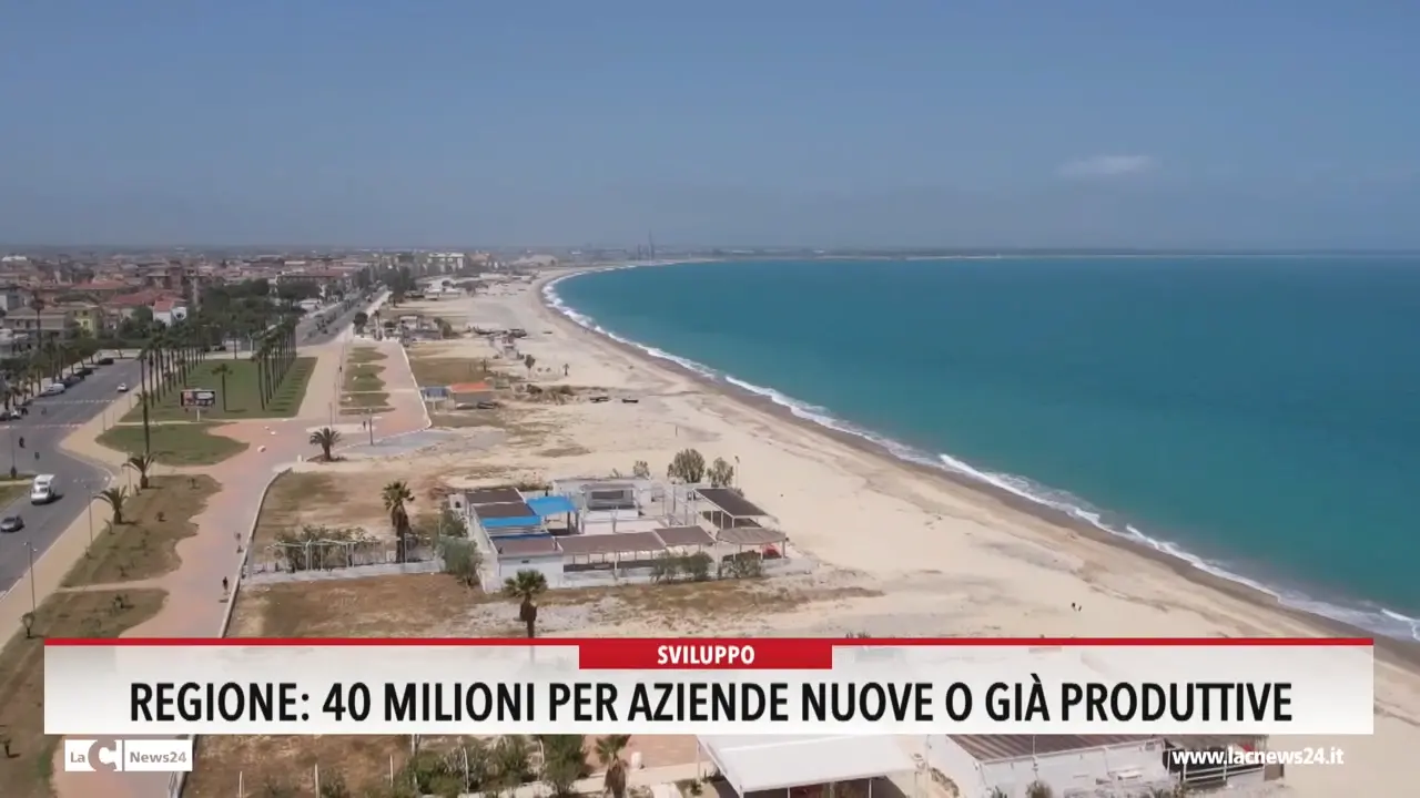 Regione, 40 milioni per aziende nuove o già produttive