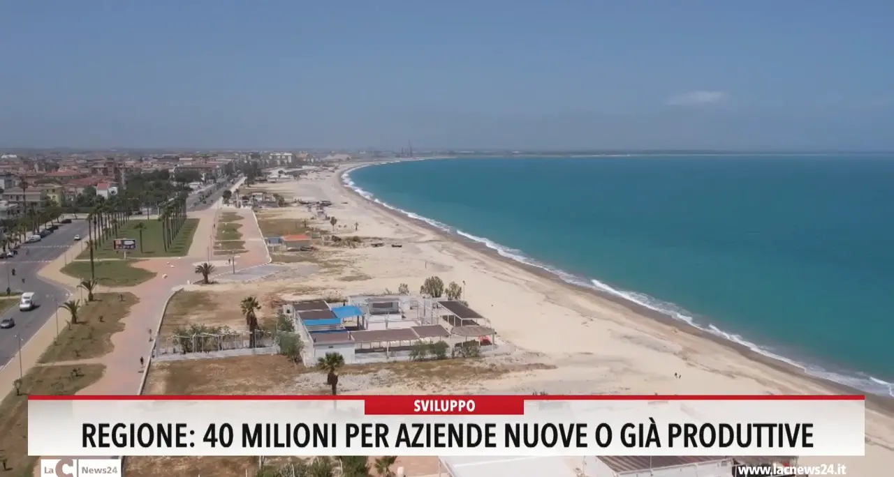 Regione, 40 milioni per aziende nuove o già produttive