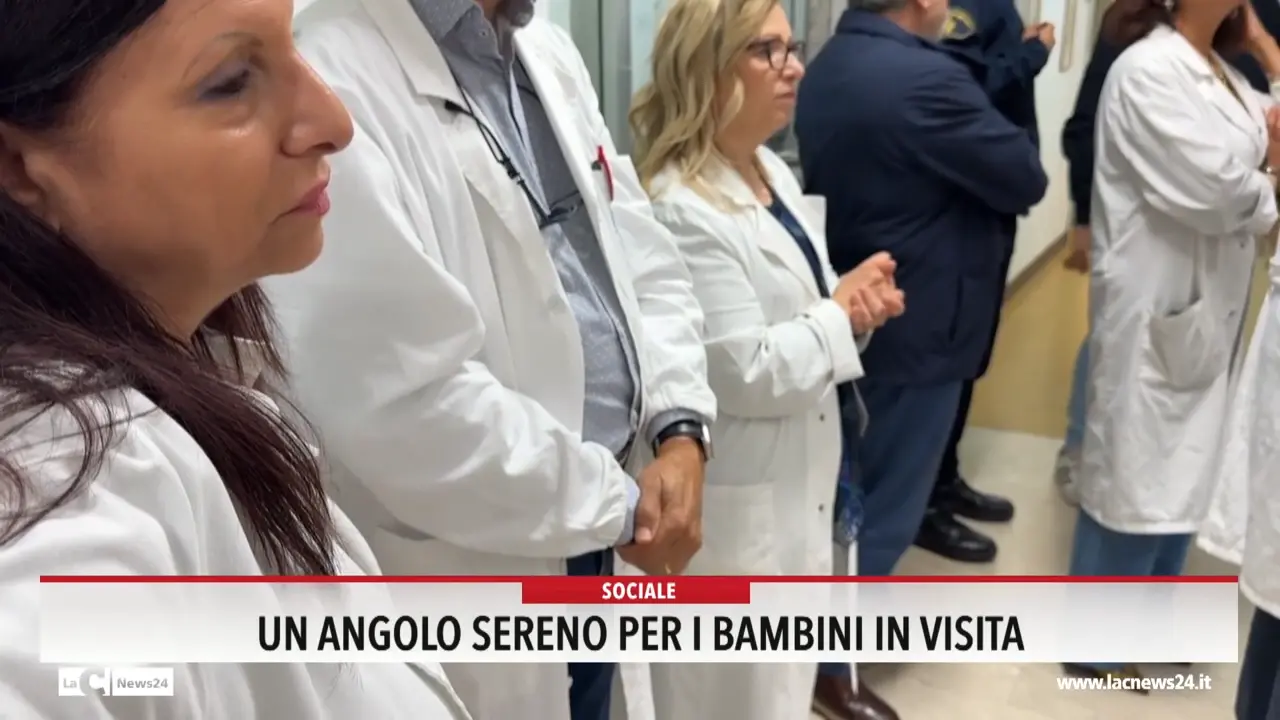 Un angolo sereno per i bambini in visita