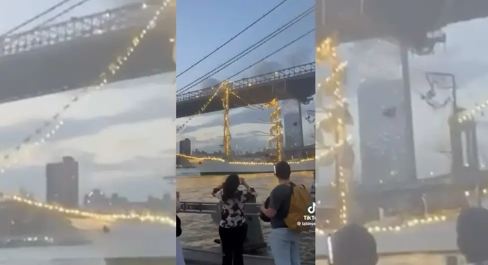 Nave scuola impatta contro il ponte di Brooklyn, due morti