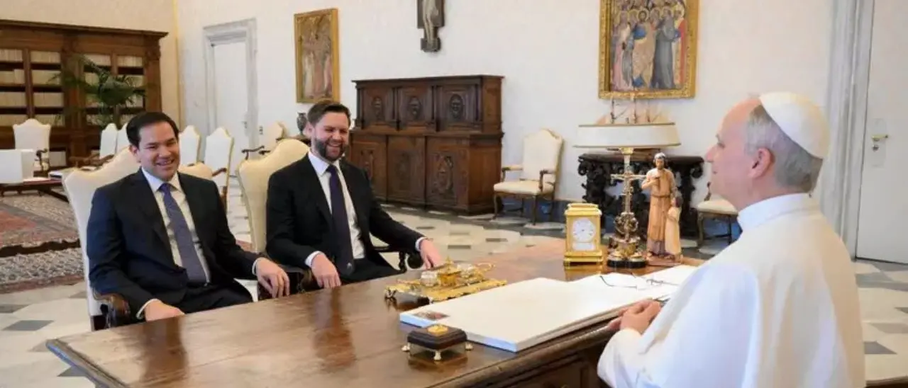 Il Papa: «È il tempo di costruire ponti». Vede Vance, tra i temi il rispetto dei diritti umanitari\n