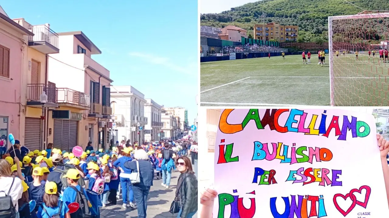 Diamo uno schiaffo al bullismo, a Palmi una partita di calcio tra studenti e forze dell'ordine