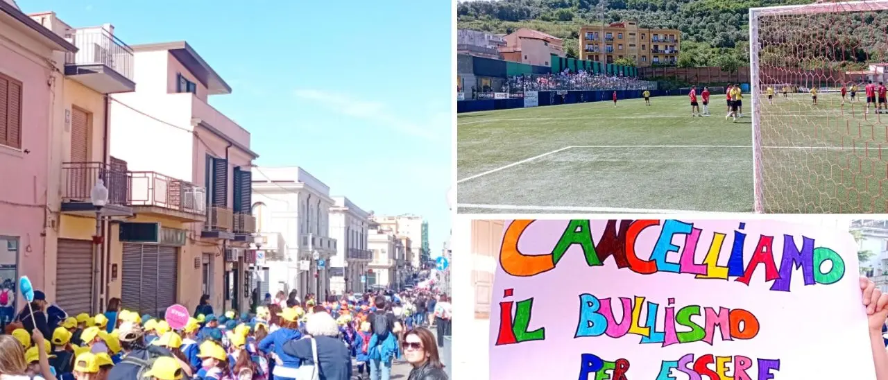 Diamo uno schiaffo al bullismo, a Palmi una partita di calcio tra studenti e forze dell'ordine