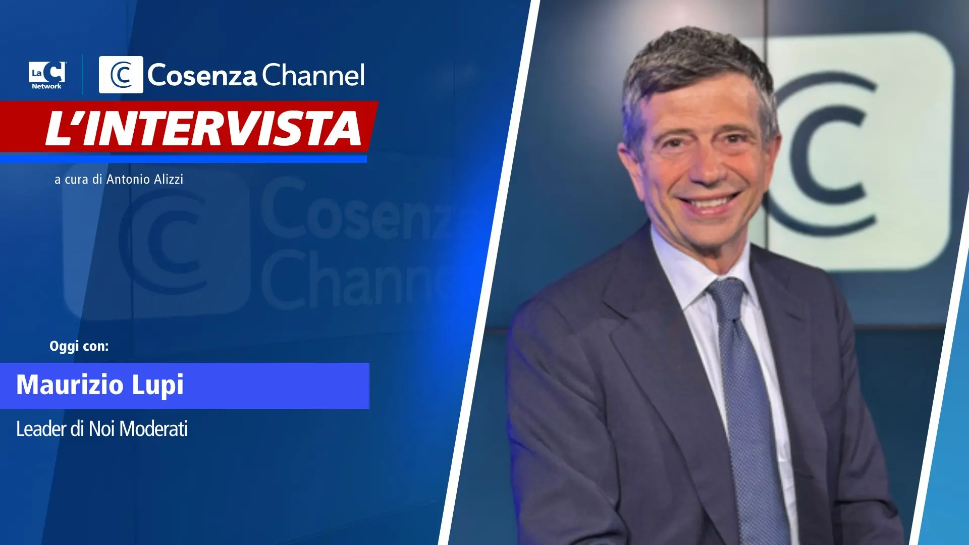 Maurizio Lupi a Cosenza Channel: «Noi Moderati forza del centrodestra, sanità, autonomia e sviluppo le nostre priorità»