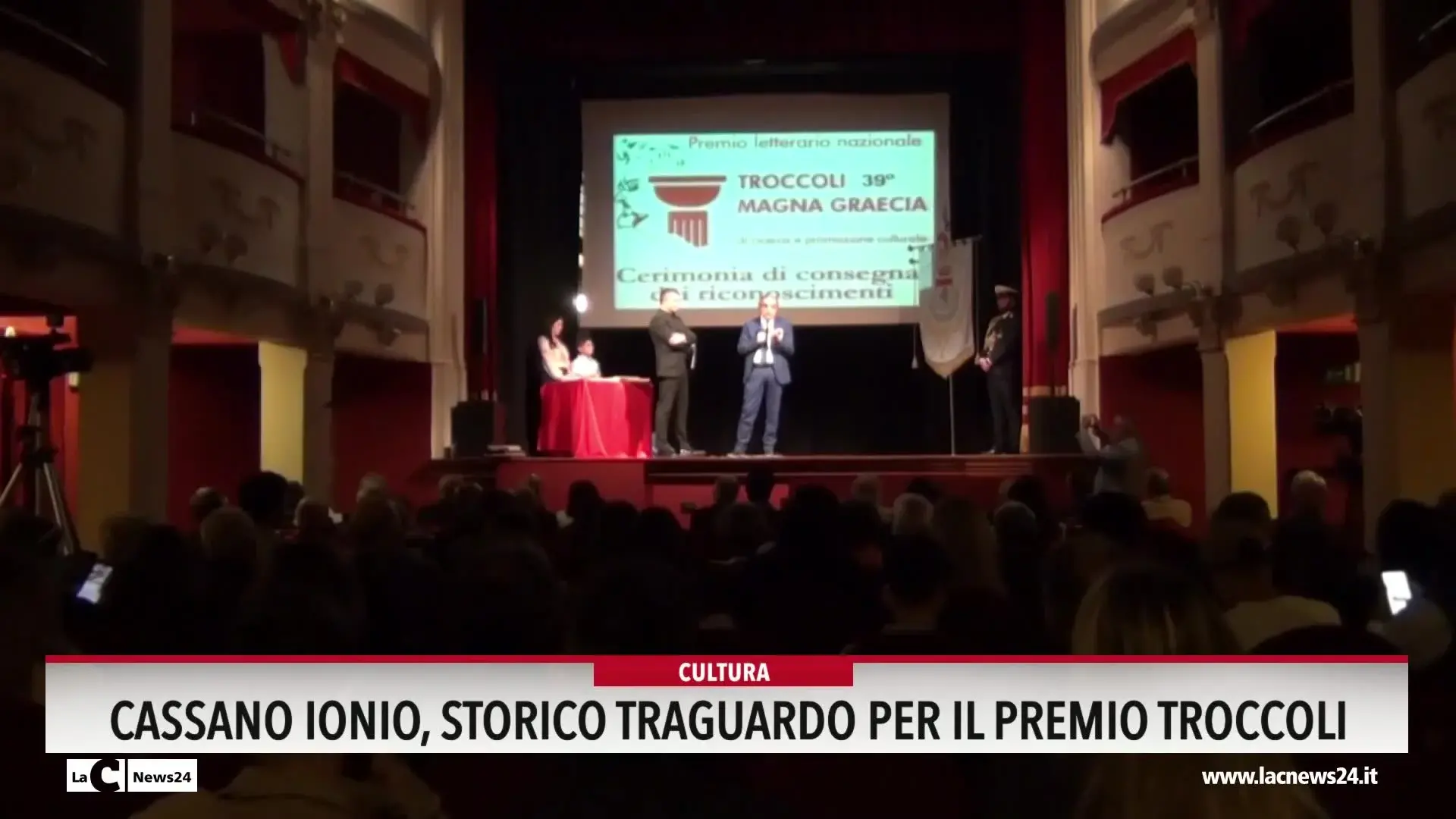 Cassano Ionio, storico traguardo per il premio Troccoli