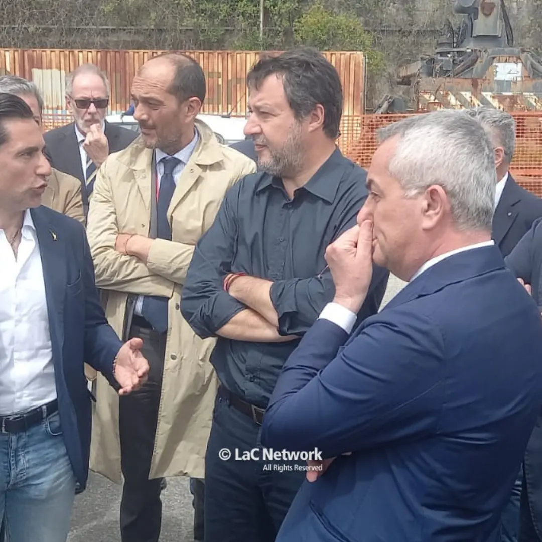 Salvini in Calabria: «L’Alta velocità? Cancellati i vecchi studi di fattibilità, siamo in attesa di un nuovo progetto»