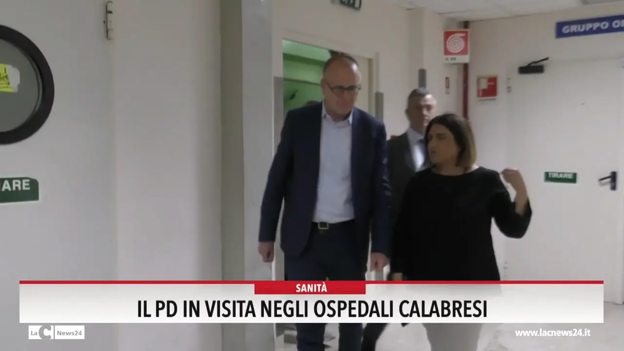 Il Pd in visita negli ospedali calabresi