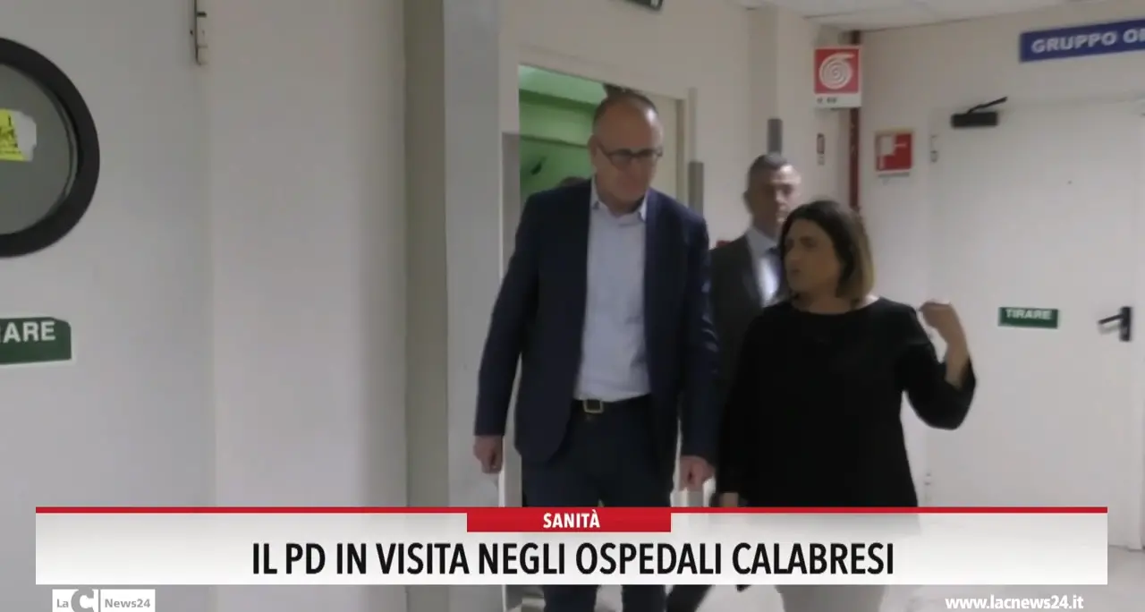 Il Pd in visita negli ospedali calabresi