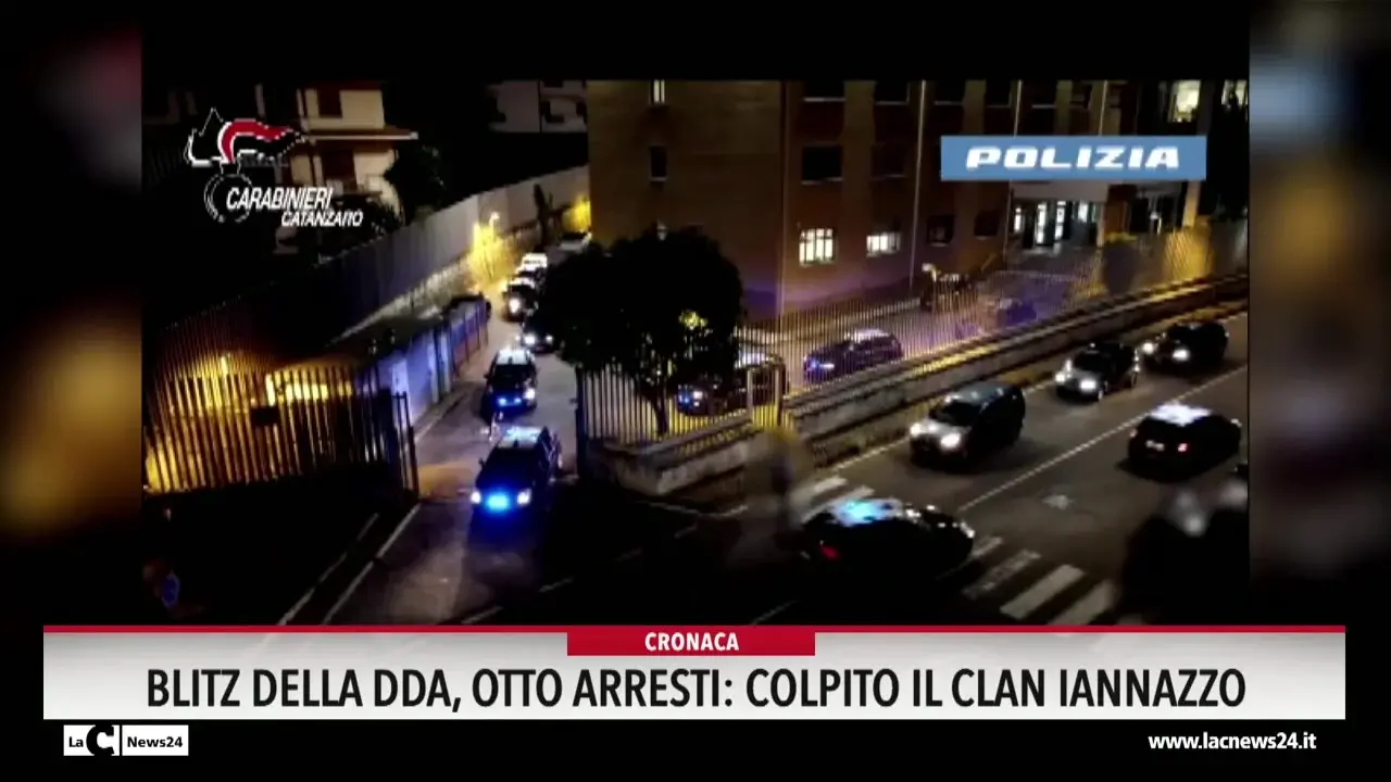 Blitz della Dda, otto arresti: colpito il clan Iannazzo