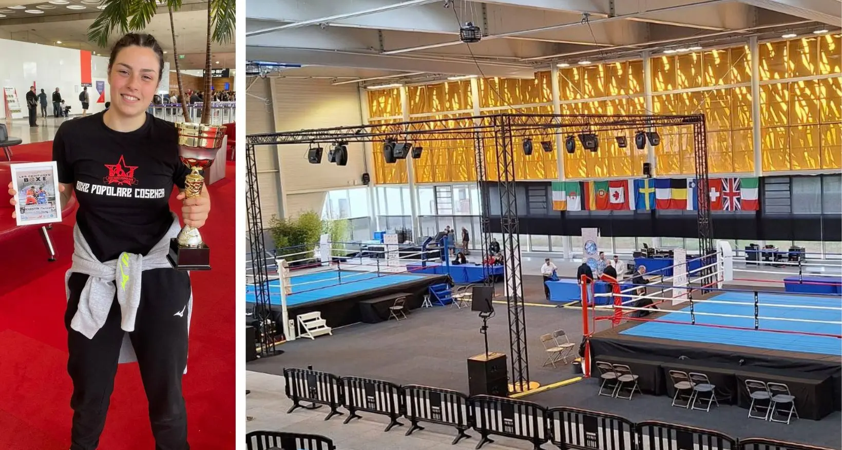 L’atleta della Boxe Popolare di Cosenza Maria Laura Perrotta brilla in Francia al torneo internazionale Les Ceintures\n
