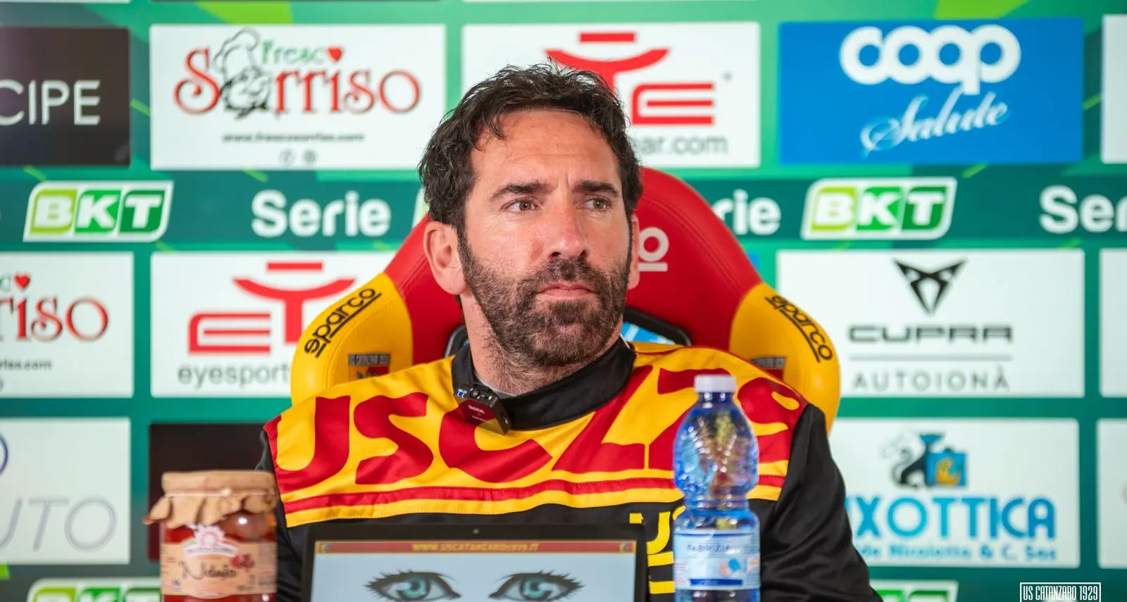 Catanzaro-Spezia, Caserta: «C'è un sogno da portare avanti, dobbiamo osare tutti insieme»\n