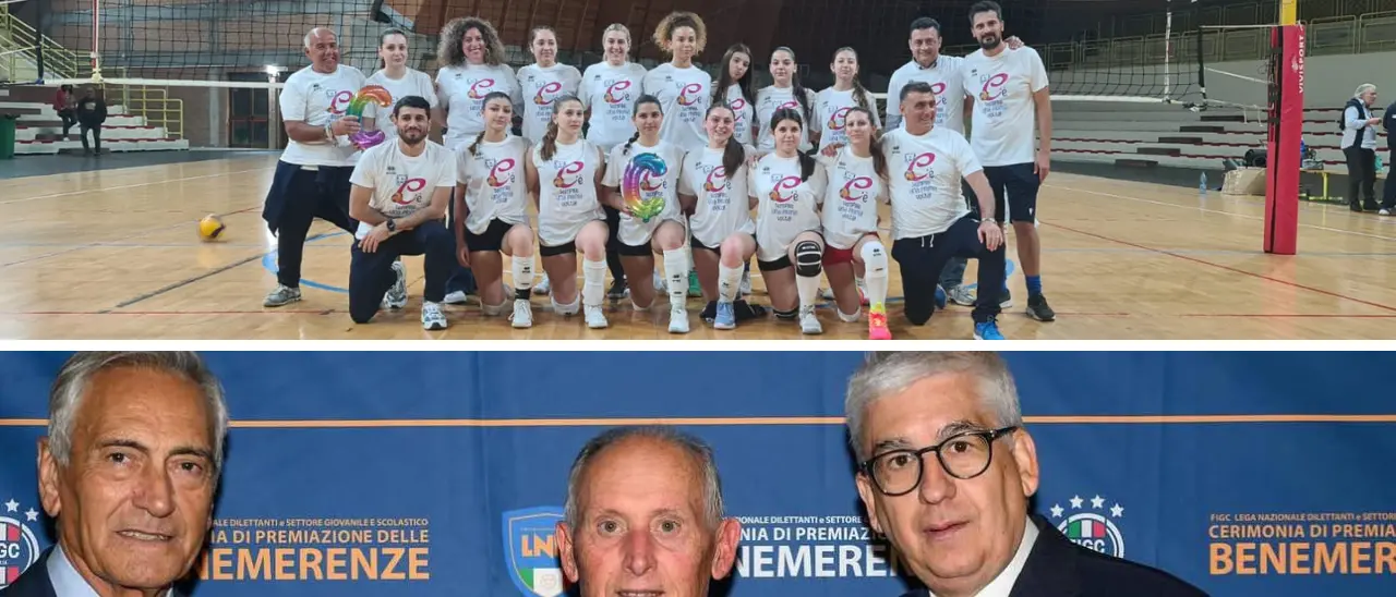 Doppio Successo per la Polisportiva Punta Alice: promossa in Serie C di Volley e premiata\u00A0dalla Figc\n