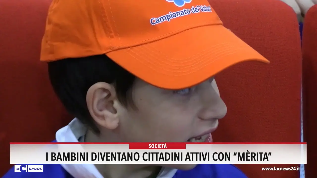 I bambini diventano cittadini attivi con \"Merita\"