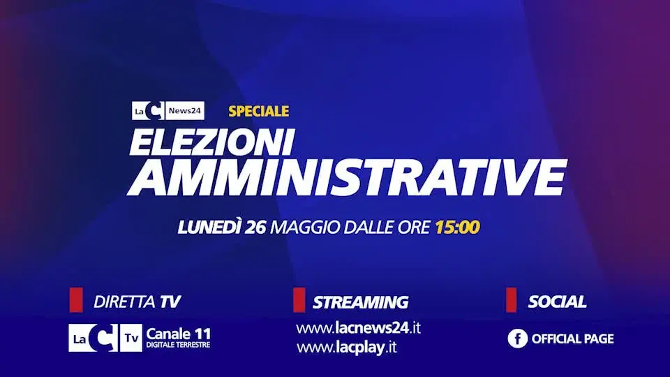 Elezioni amministrative in Calabria, lunedì 26 maggio speciale su LaC Tv