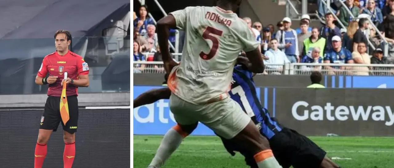 Arbitri,\u00A0l'assistente calabrese Rocca fa tremare l’Aia: «Errore su Inter–Roma ammesso, ma ignorato»\n\n\n