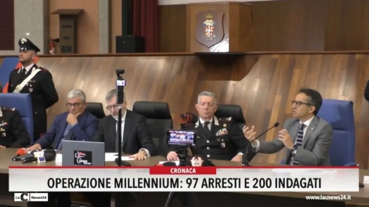 Operazione Millennium: 97 arresti e 200 indagati