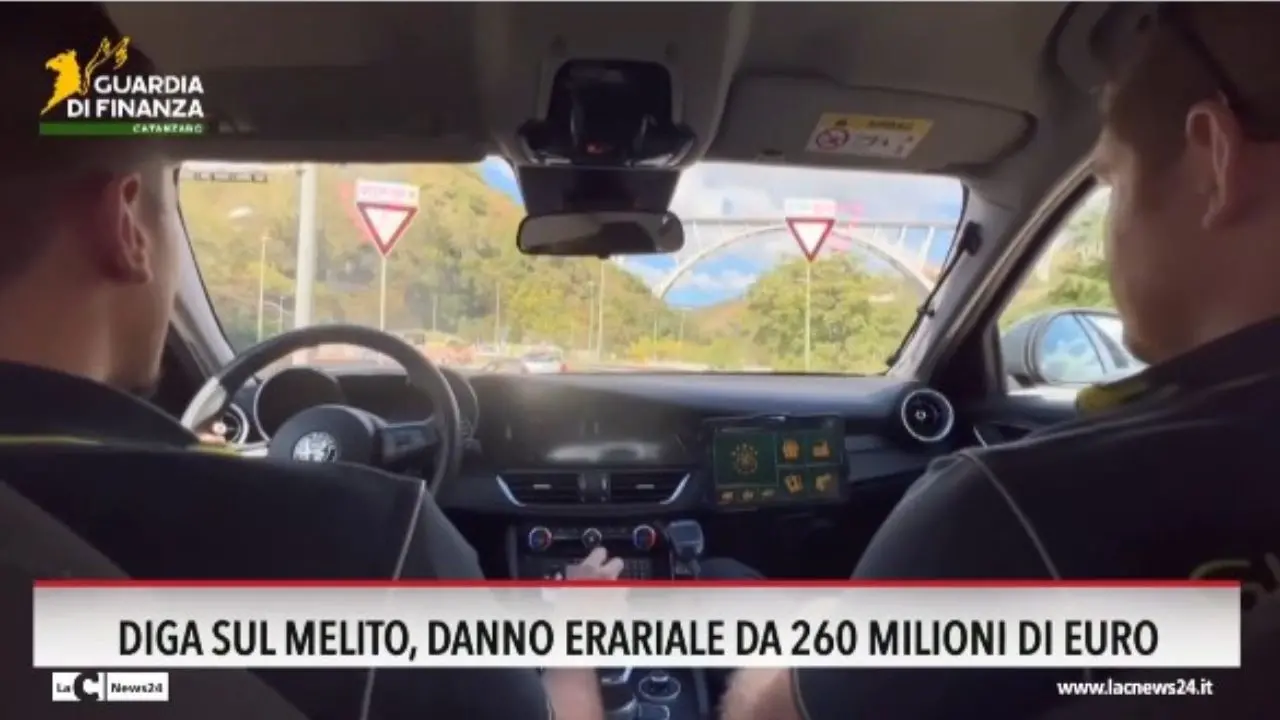 Diga sul Melito, danno erariale da 260 milioni di euro