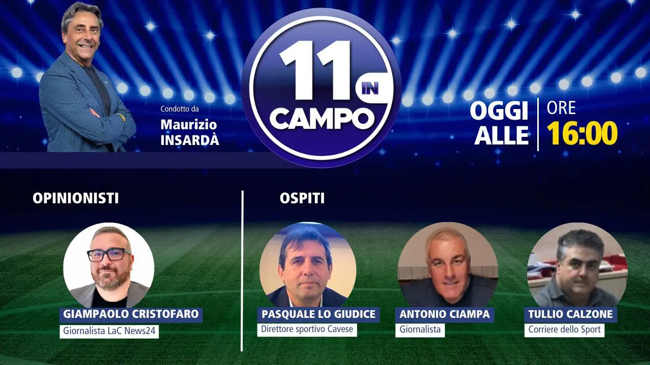 Serie B, a\u00A0“11 in campo” analisi e commenti sulle semifinali play off: appuntamento alle 16 su LaC Tv\n