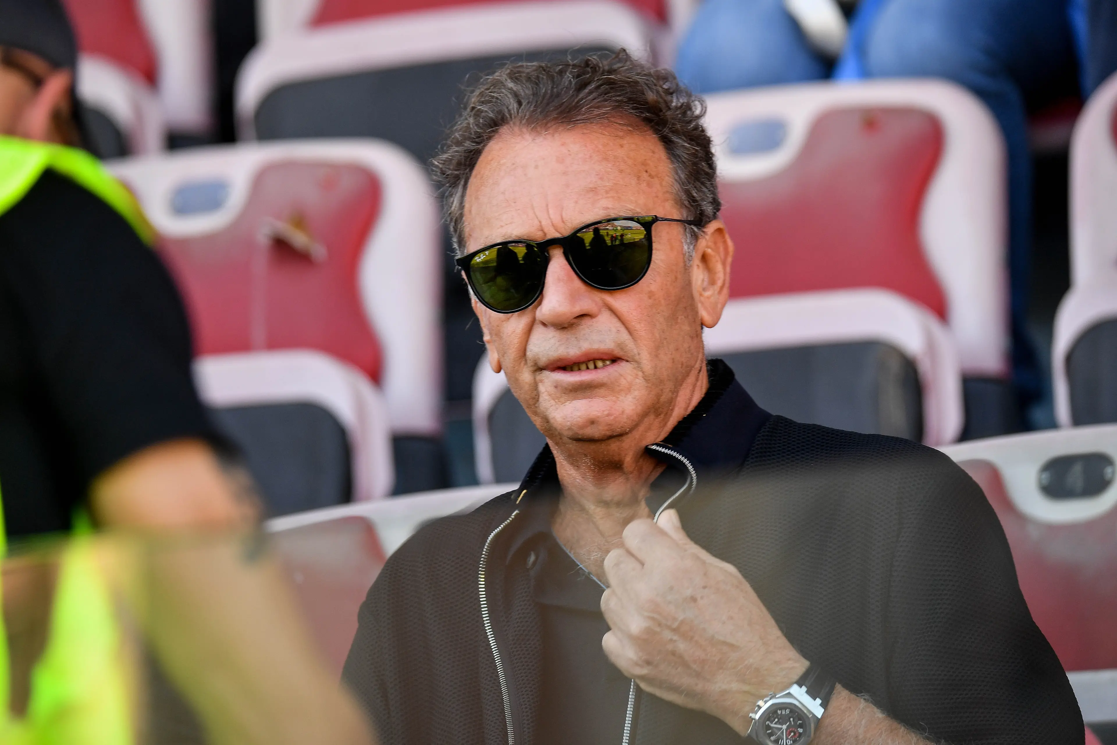 Massimo Cellino President of Brescia Calcio during Cagliari Calcio vs Brescia Calcio, Italian soccer Serie B match in Cagliari, Italy, October 15 2022 , IPA Sport
