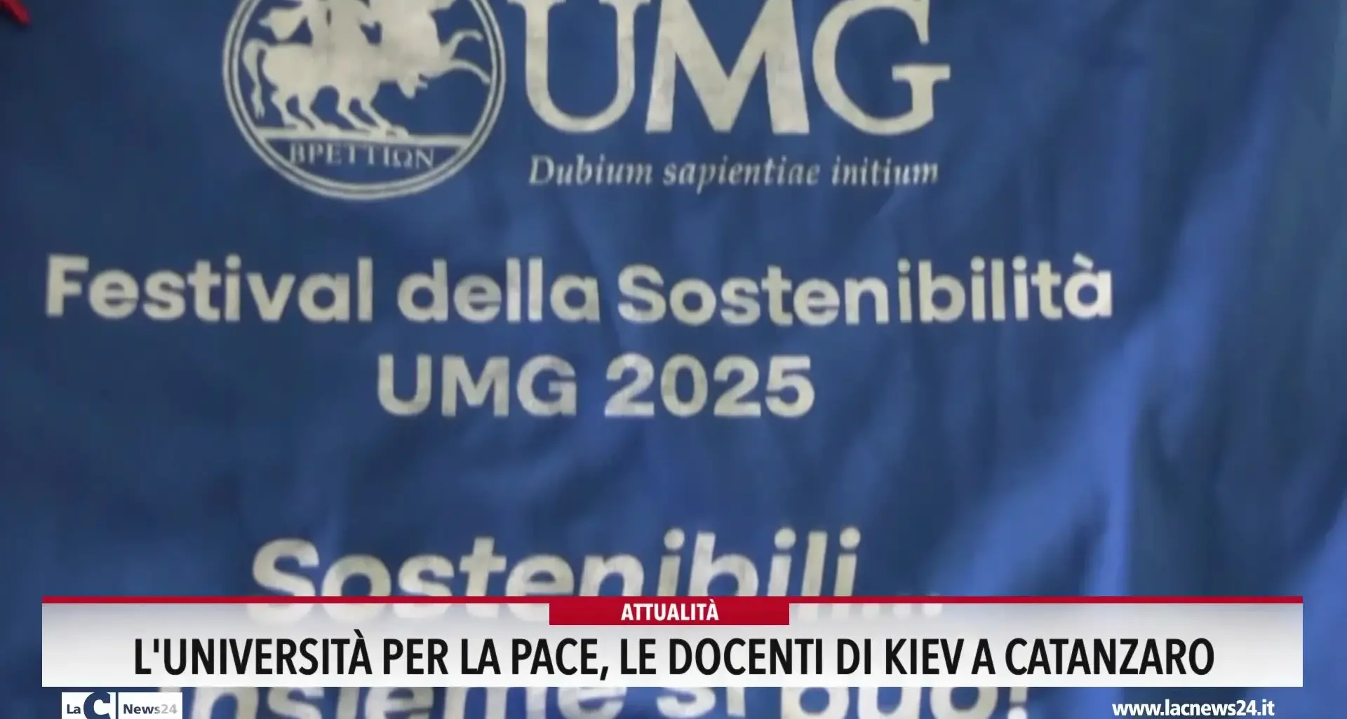 L'università per la pace, le docenti di Kiev a Catanzaro