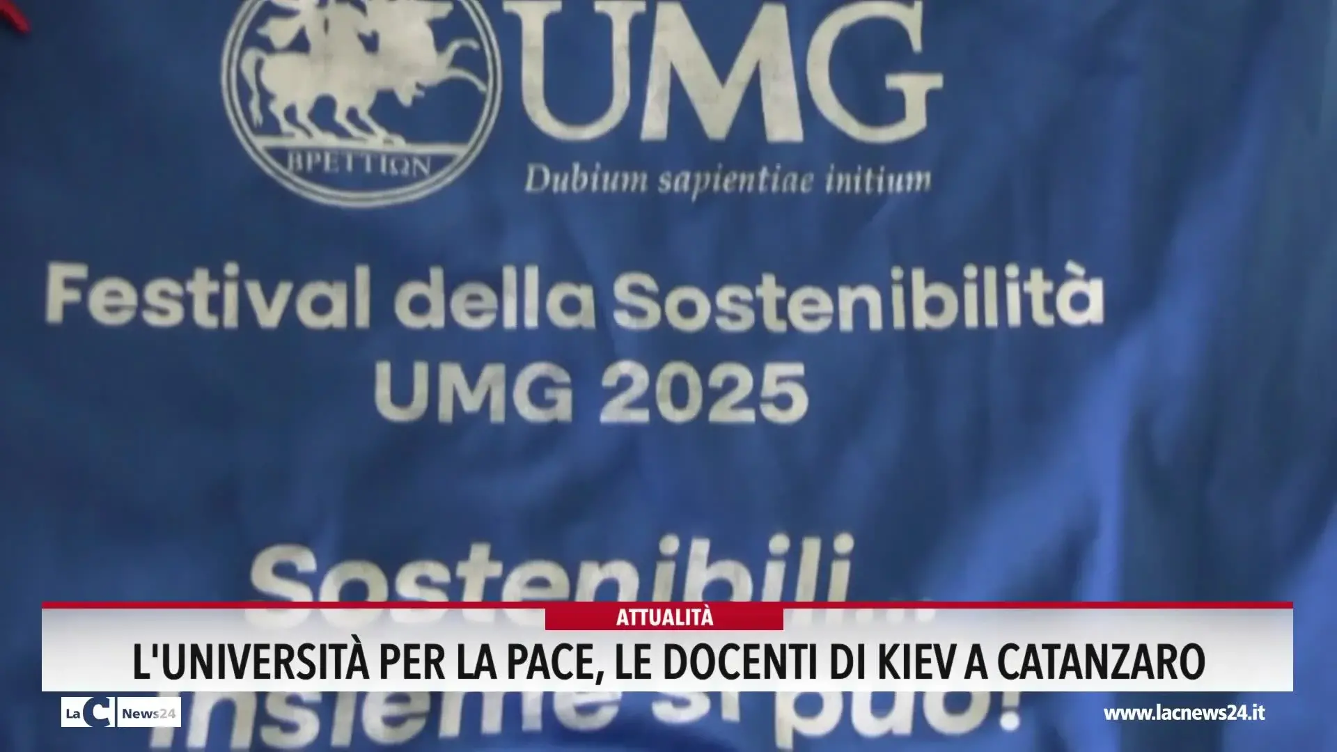 L'università per la pace, le docenti di Kiev a Catanzaro