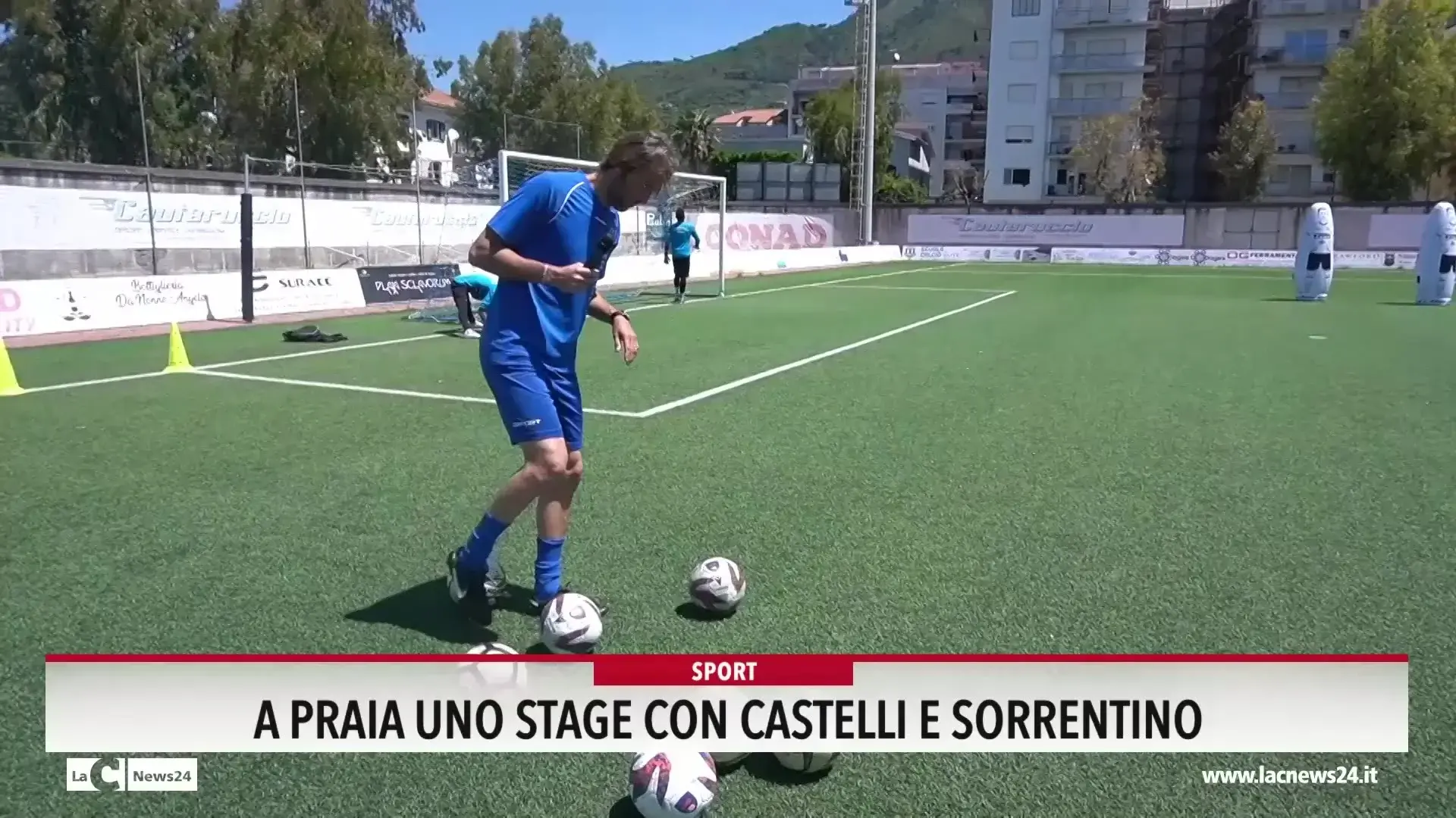 A Praia uno stage con Castelli e Sorrentino