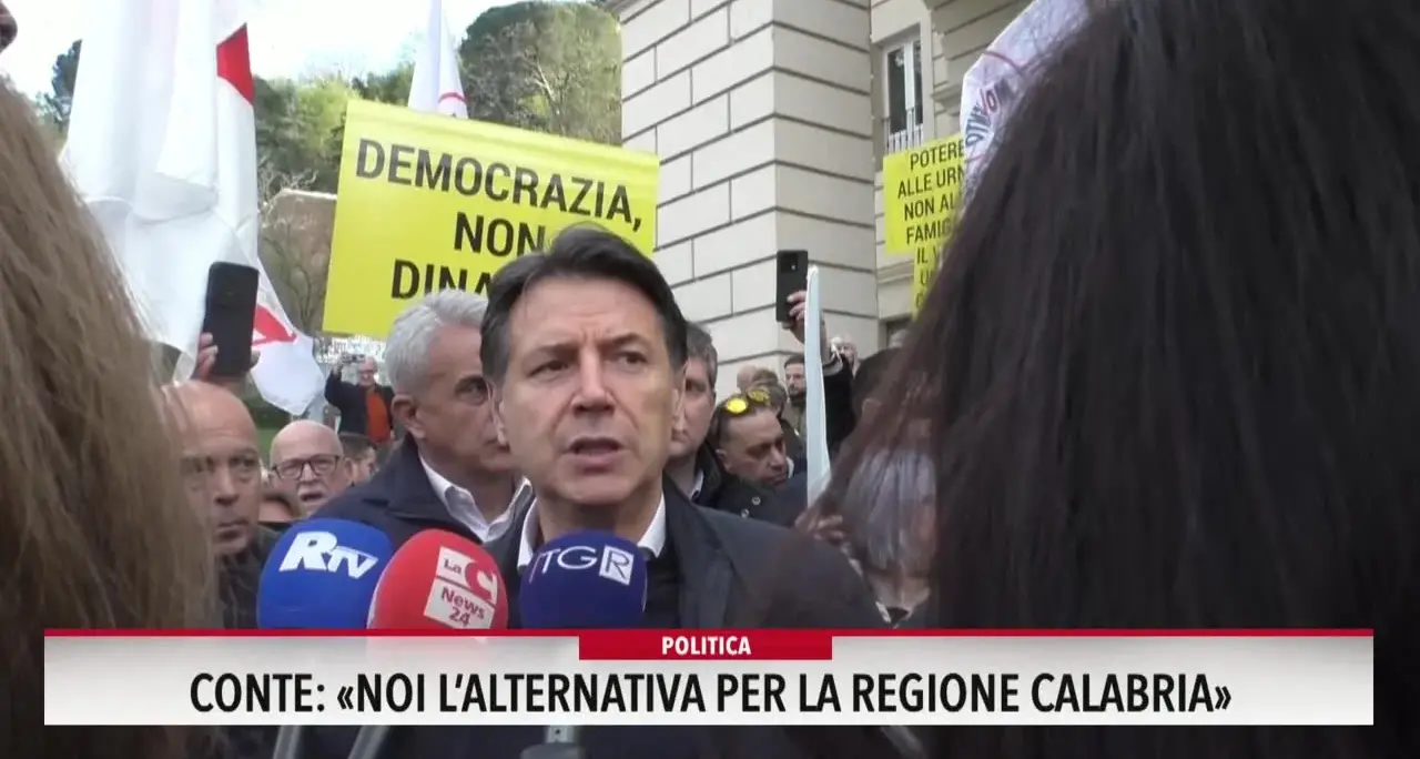 Giuseppe Conte in Calabria per le amministrative