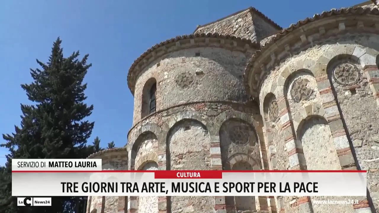 Tre giorni tra arte, musica e sport per la pace