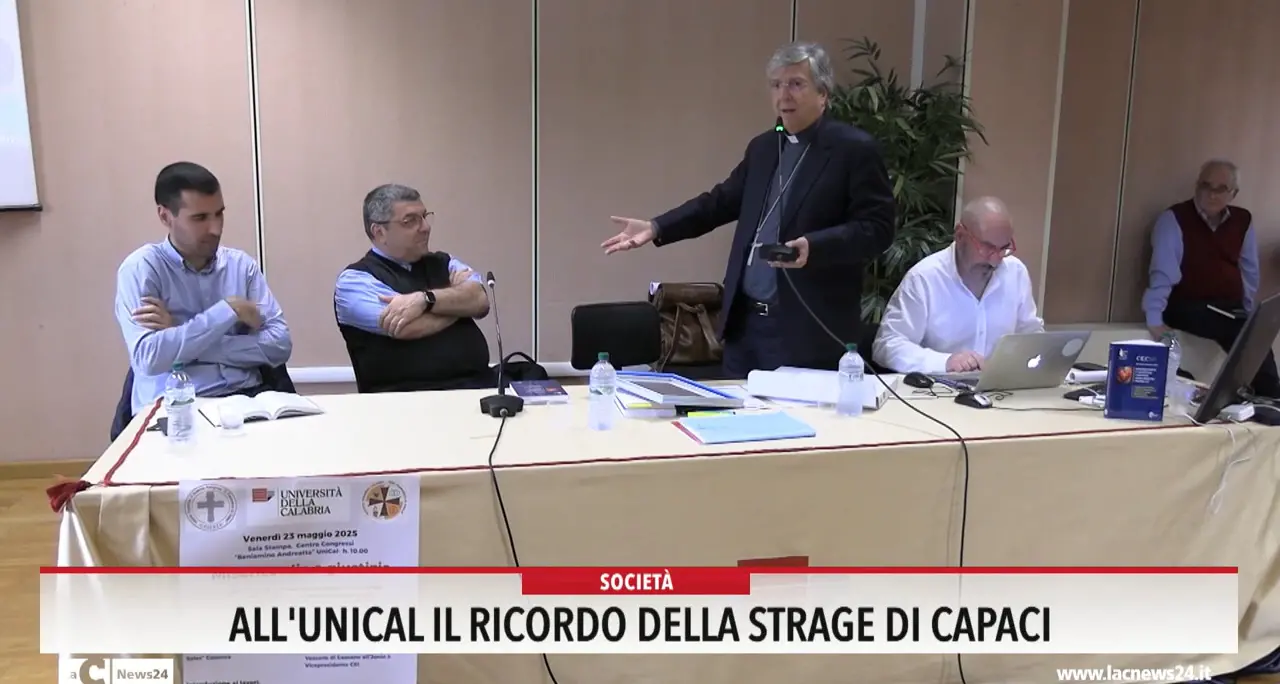 All'Unical il ricordo della strage di Capaci