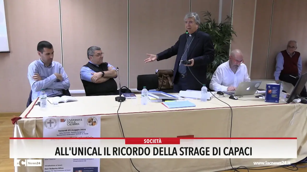 All'Unical il ricordo della strage di Capaci