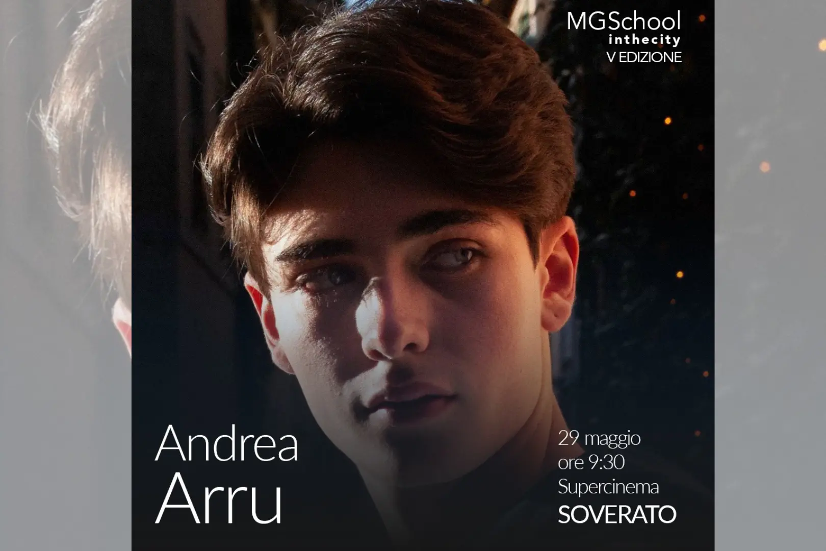 Dal set de “Il ragazzo dai pantaloni rosa” Andrea Arru a Soverato per raccontarsi agli studenti