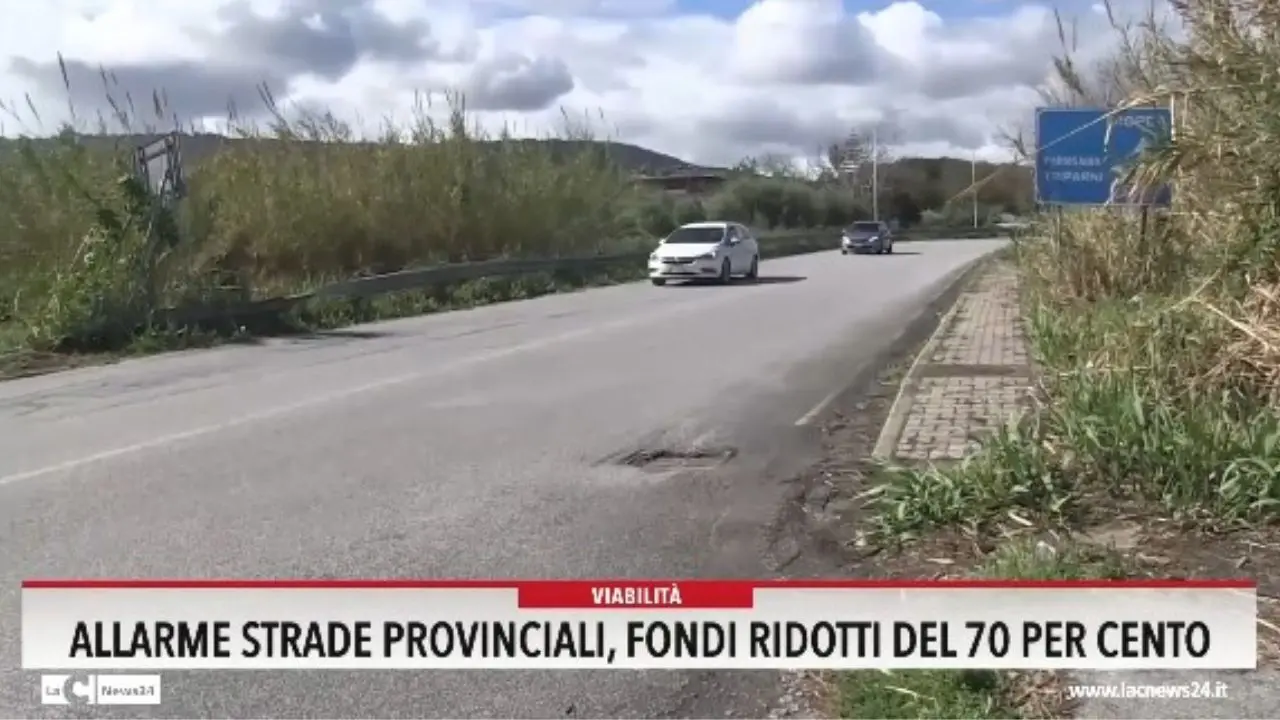 Allarme strade provinciali, fondi ridotti del 70 per cento