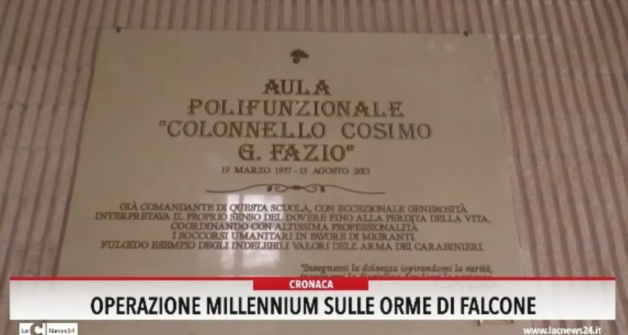 Operazione Millennium sulle orme di Falcone