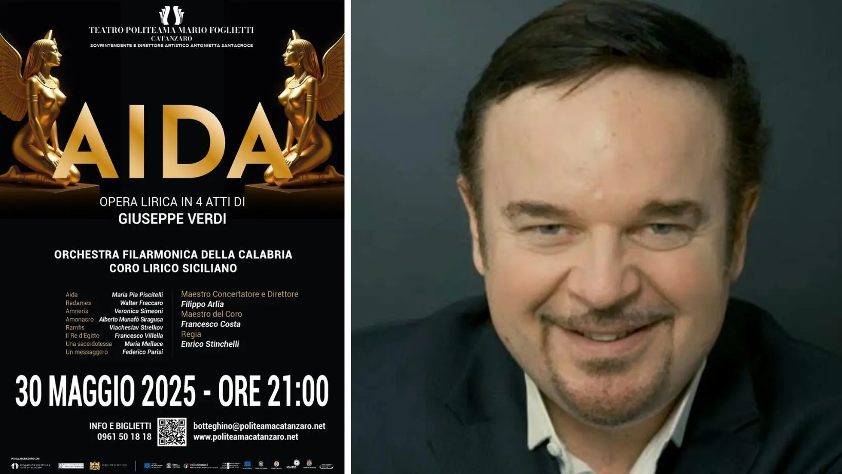 L’Aida di Giuseppe Verdi al Politeama di Catanzaro per il gran finale di stagione\n