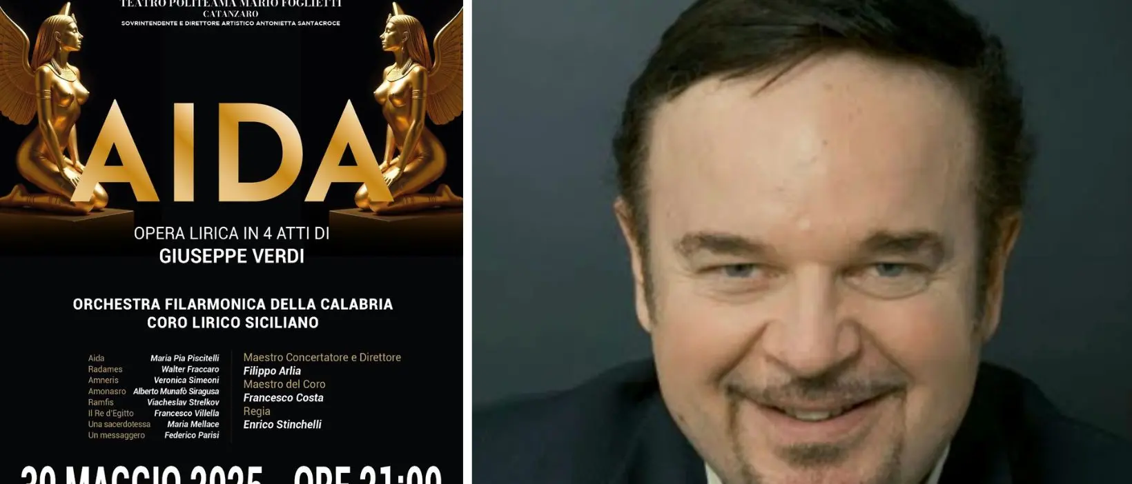 L’Aida di Giuseppe Verdi al Politeama di Catanzaro per il gran finale di stagione\n