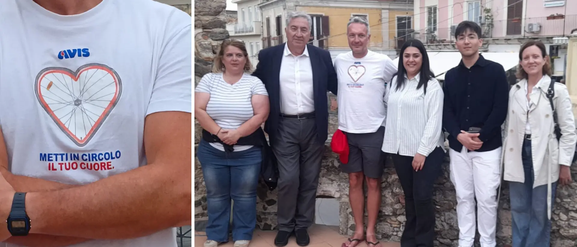 Da Aosta alla Calabria in bici per sensibilizzare sulla donazione del sangue: Daniele Vallet ospite dell’Avis di Pizzo