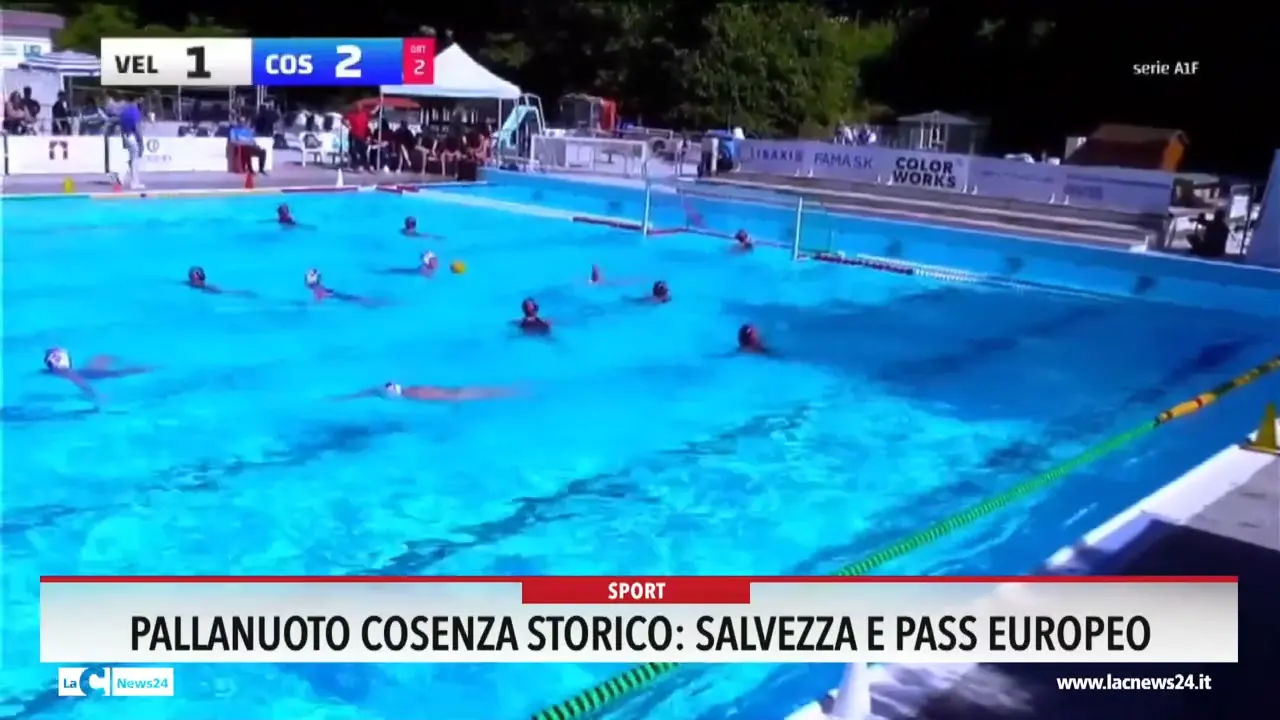 Pallanuoto, Cosenza storico: salvezza e pass europeo
