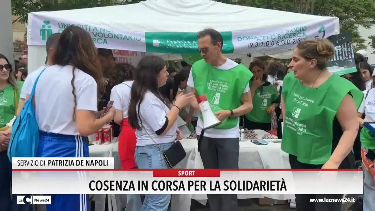 Cosenza in corsa per la solidarietà