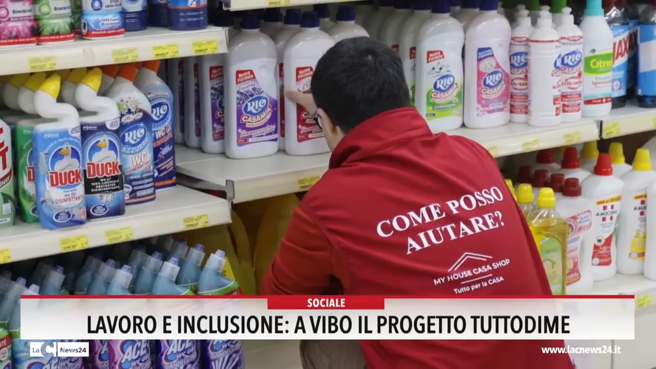 Lavoro e inclusione, a Vibo il progetto Tuttodime