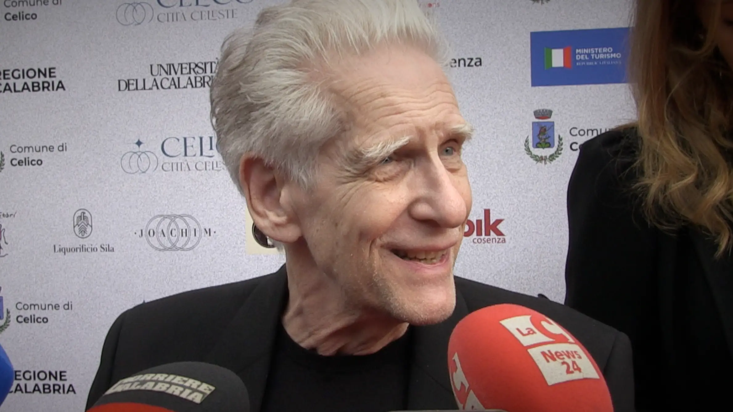 Il regista David Cronenberg a Celico per il Festival internazionale delle arti
