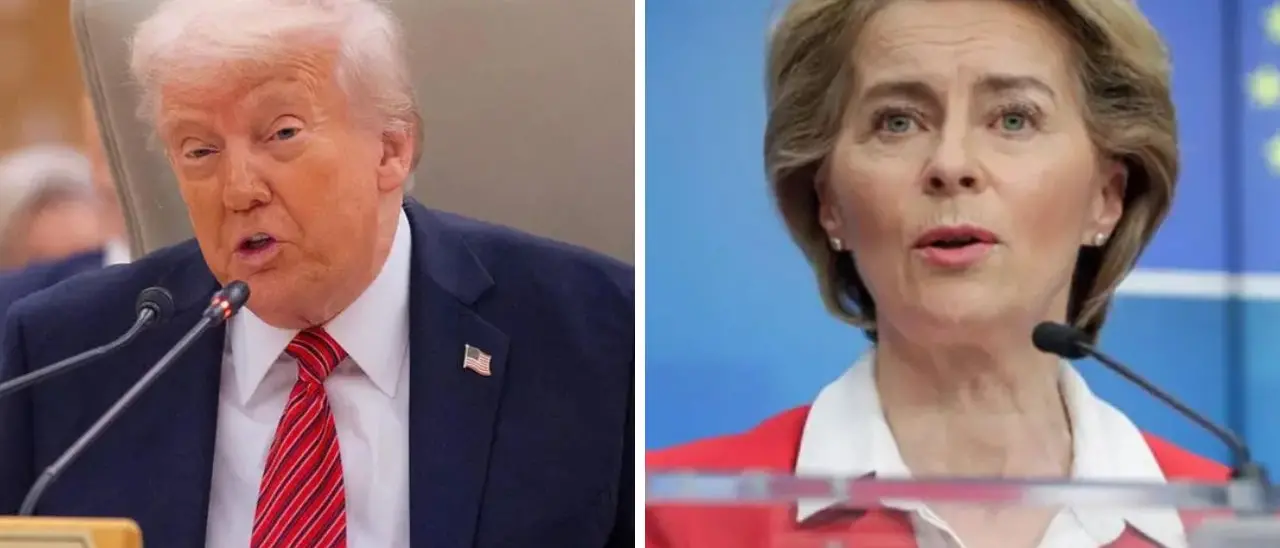 Ursula von der Leyden chiama Donald Trump per i dazi al 50% all’Unione Europea: congelati fino al 9 luglio\n